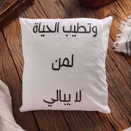 صورة وسادة صغيرة - أبيض